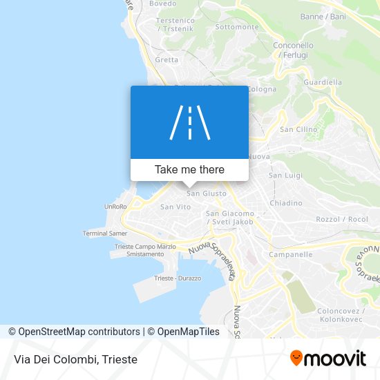 Via Dei Colombi map