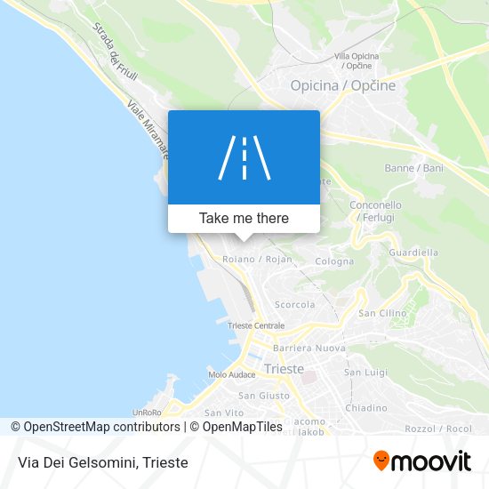 Via Dei Gelsomini map