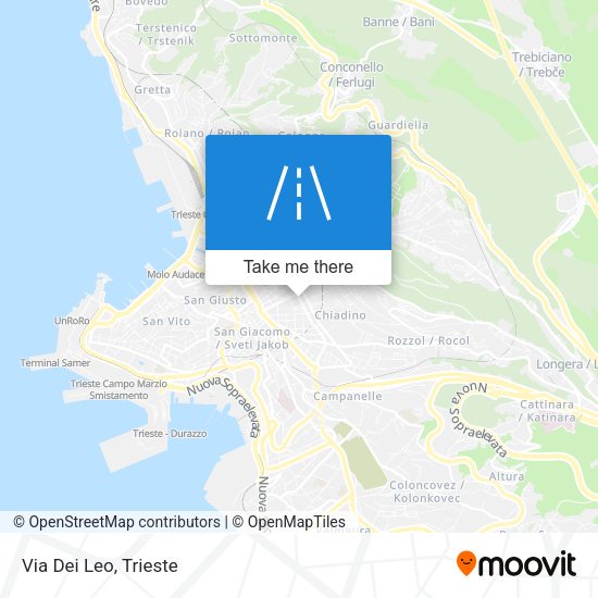 Via Dei Leo map