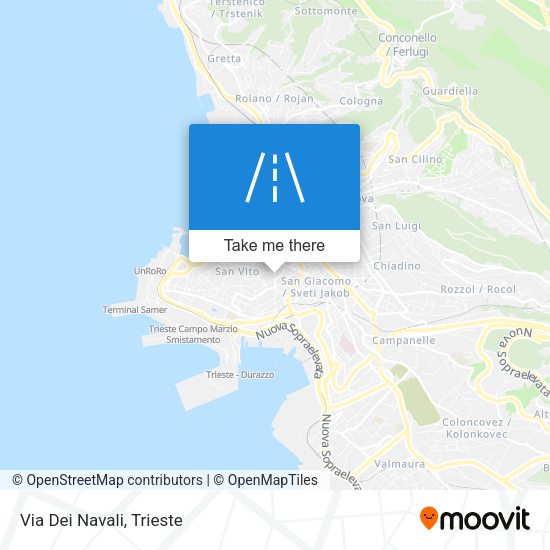 Via Dei Navali map