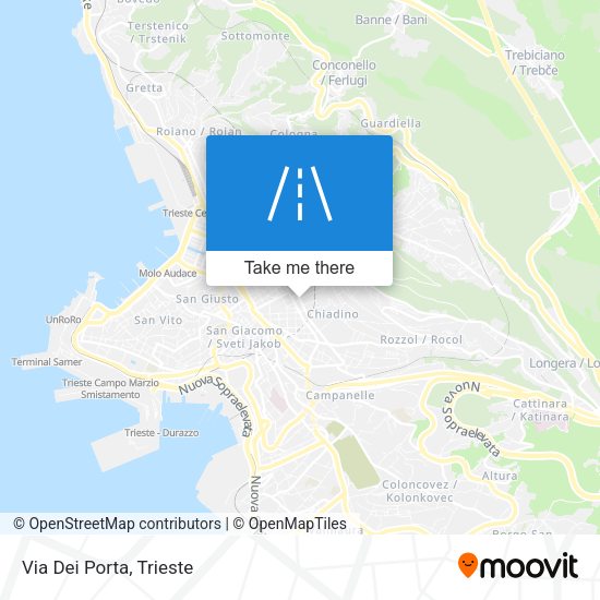 Via Dei Porta map