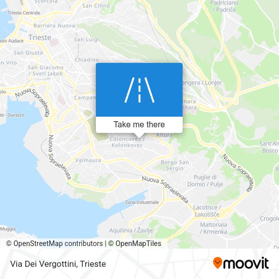 Via Dei Vergottini map