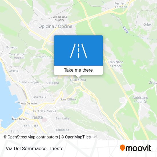 Via Del Sommacco map