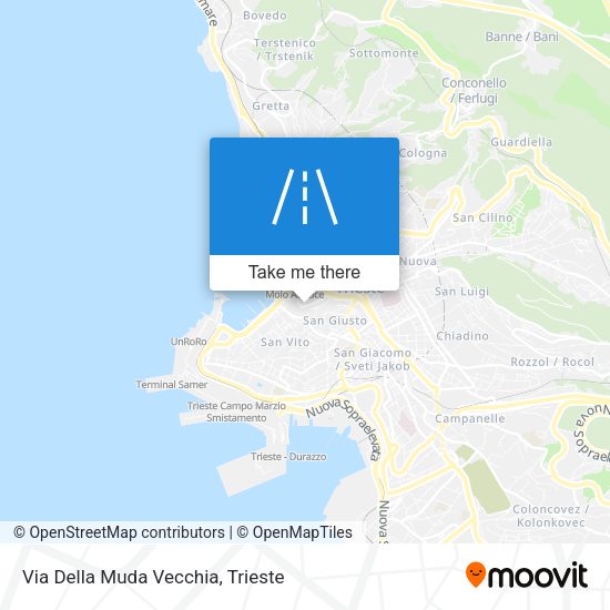 Via Della Muda Vecchia map