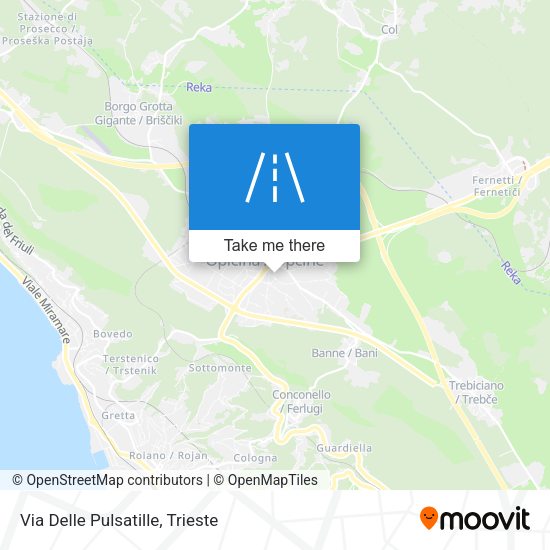 Via Delle Pulsatille map