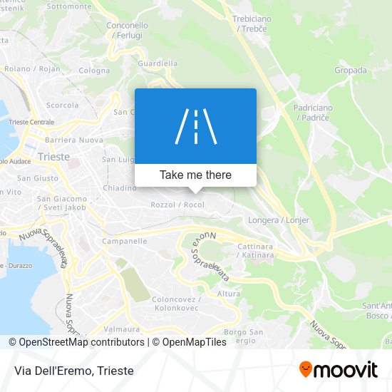 Via Dell'Eremo map