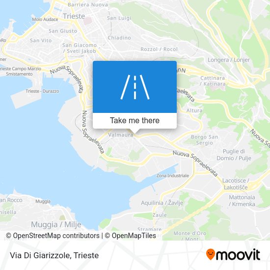 Via Di Giarizzole map