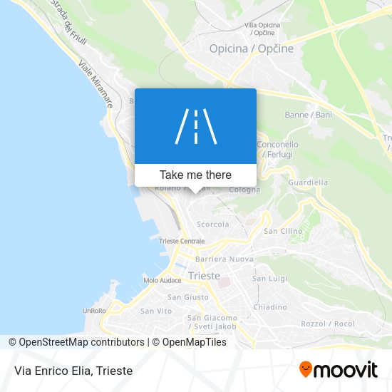 Via Enrico Elia map
