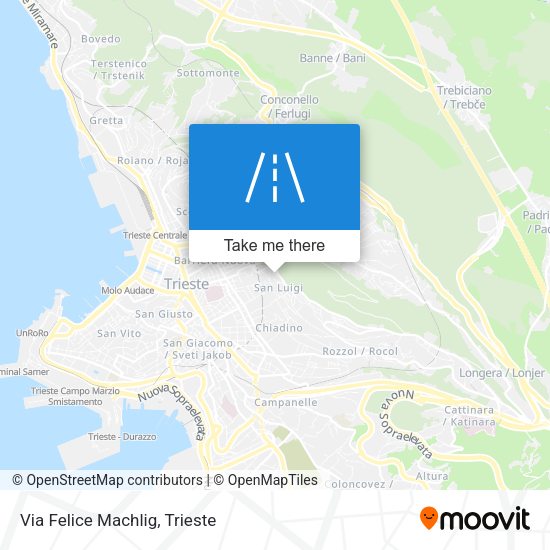 Via Felice Machlig map