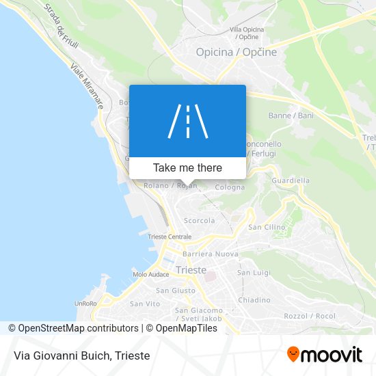 Via Giovanni Buich map