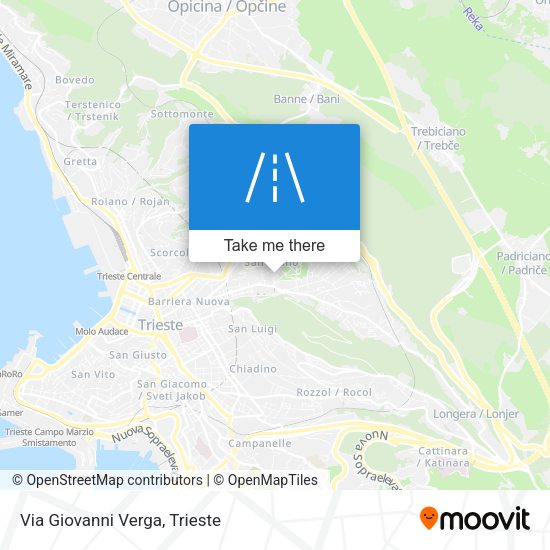 Via Giovanni Verga map
