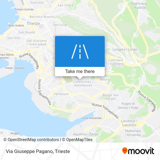 Via Giuseppe Pagano map