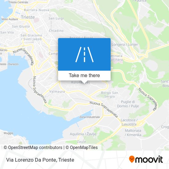 Via Lorenzo Da Ponte map