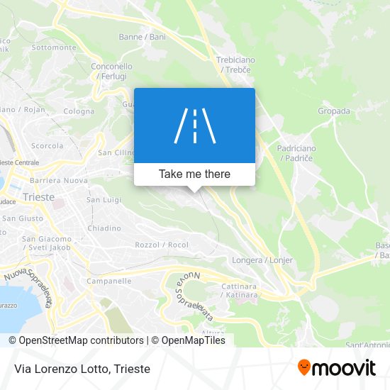 Via Lorenzo Lotto map