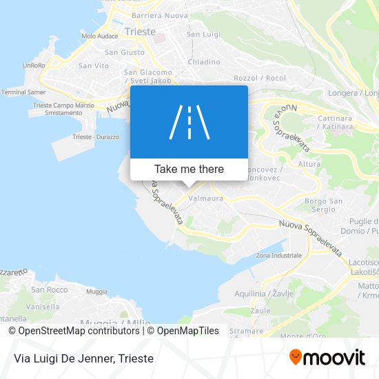 Via Luigi De Jenner map