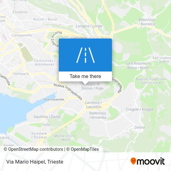 Via Mario Haipel map