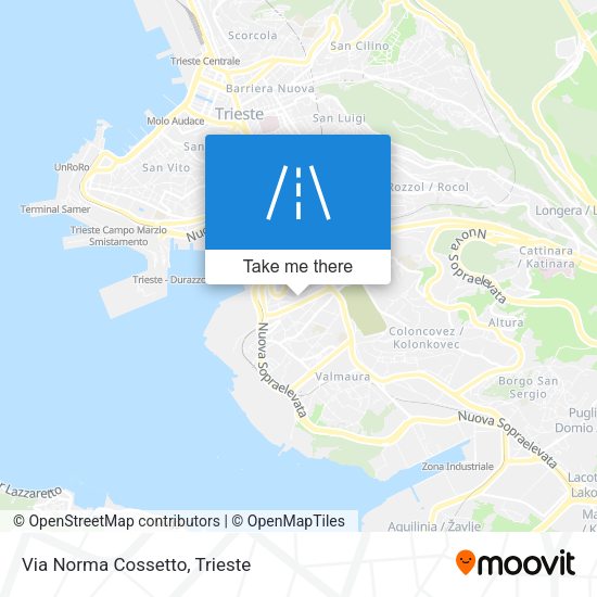 Via Norma Cossetto map