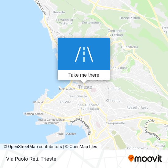 Via Paolo Reti map