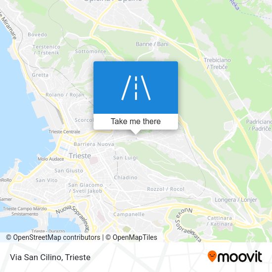 Via San Cilino map