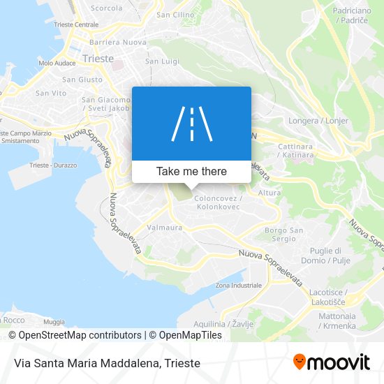 Via Santa Maria Maddalena map