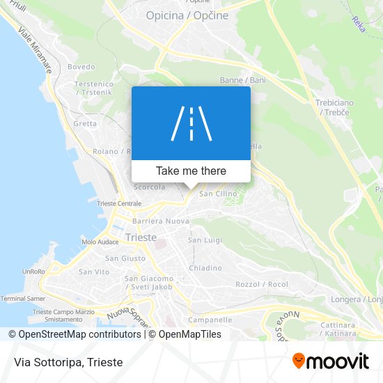 Via Sottoripa map