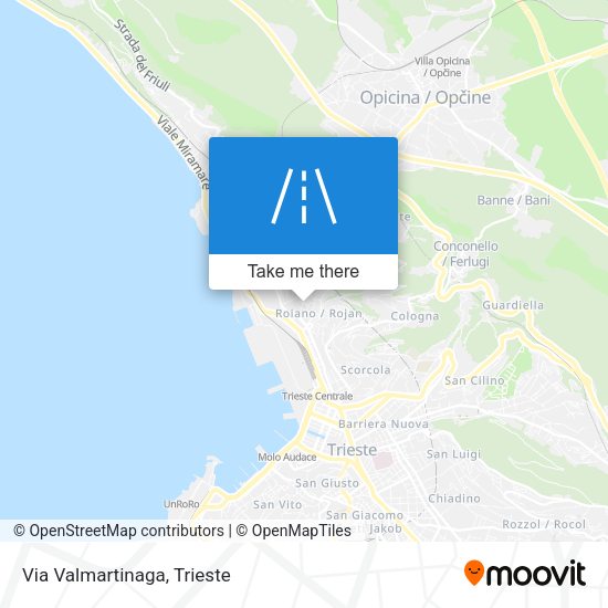 Via Valmartinaga map