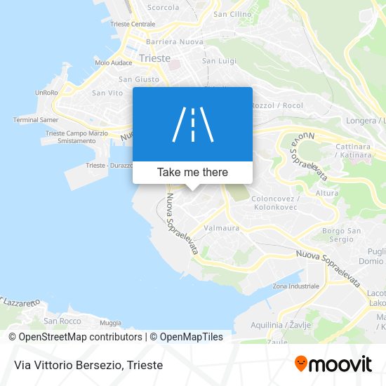 Via Vittorio Bersezio map