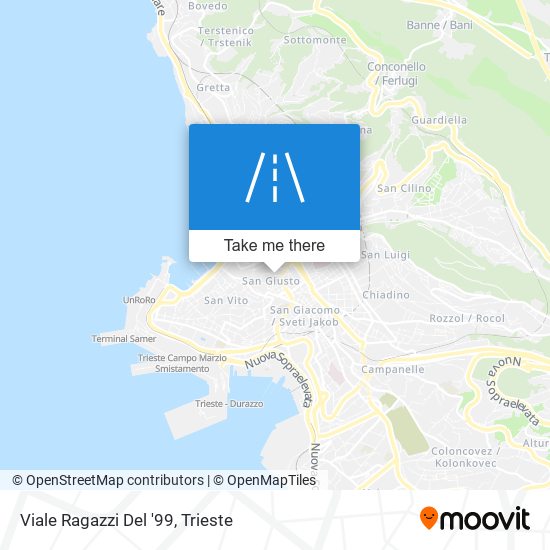 Viale Ragazzi Del '99 map