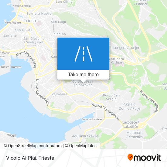 Vicolo Ai Plai map