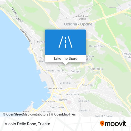Vicolo Delle Rose map