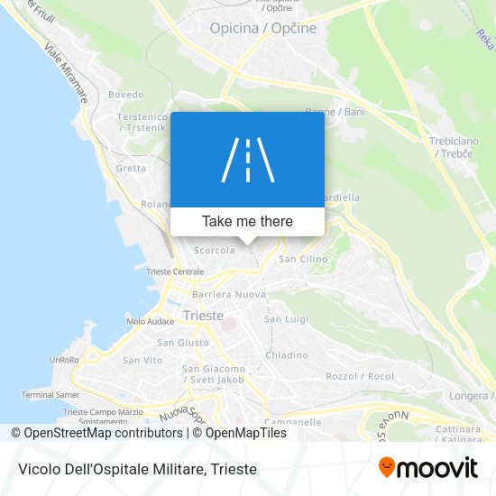 Vicolo Dell'Ospitale Militare map
