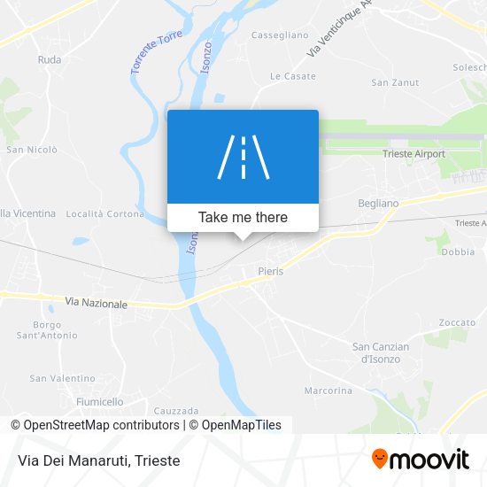 Via Dei Manaruti map