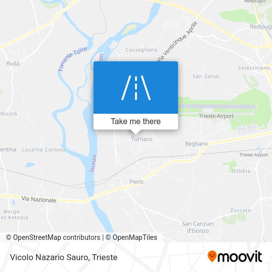 Vicolo Nazario Sauro map