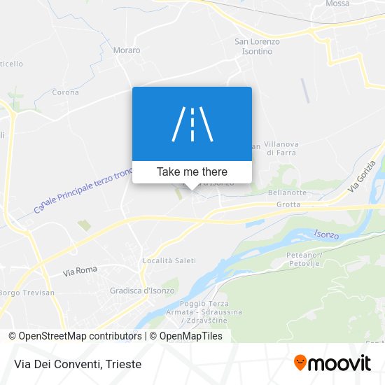 Via Dei Conventi map