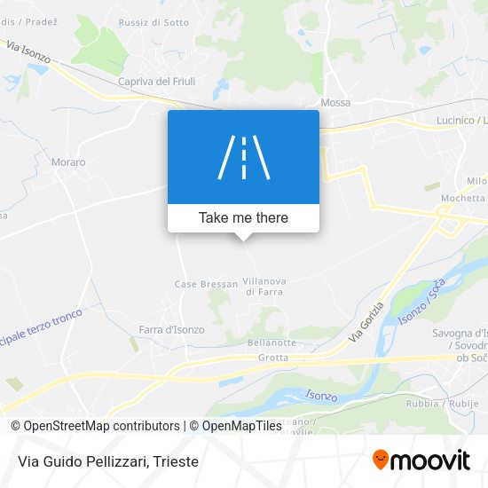 Via Guido Pellizzari map