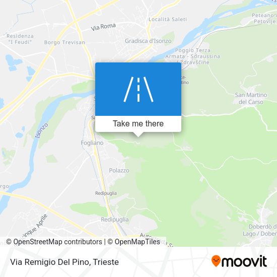 Via Remigio Del Pino map