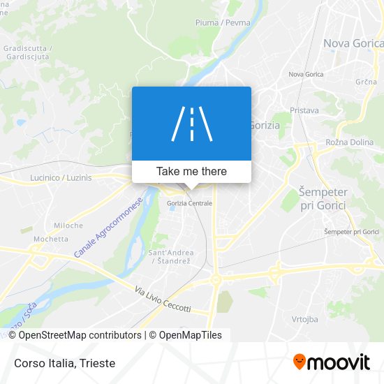 Corso Italia map