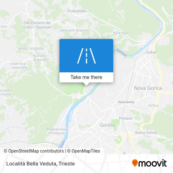 Località Bella Veduta map