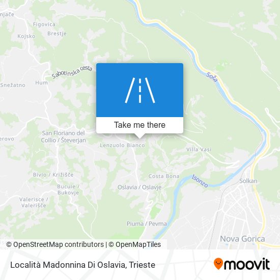 Località Madonnina Di Oslavia map