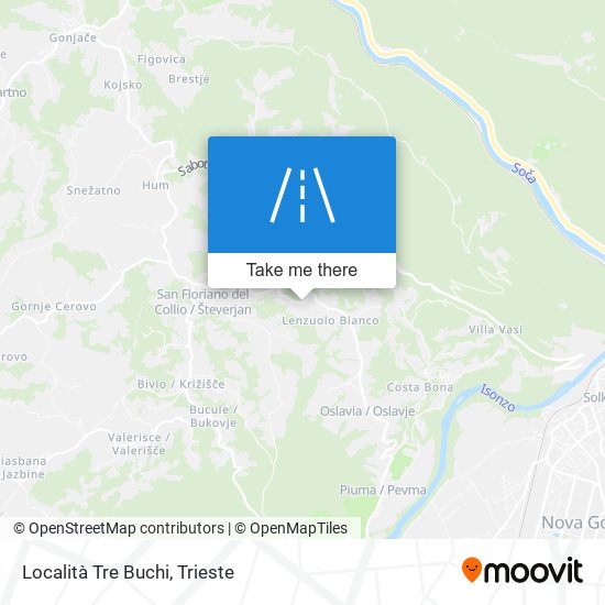 Località Tre Buchi map