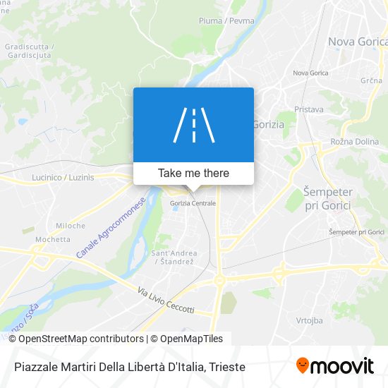 Piazzale Martiri Della Libertà D'Italia map