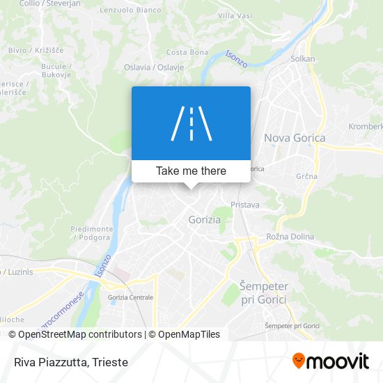 Riva Piazzutta map