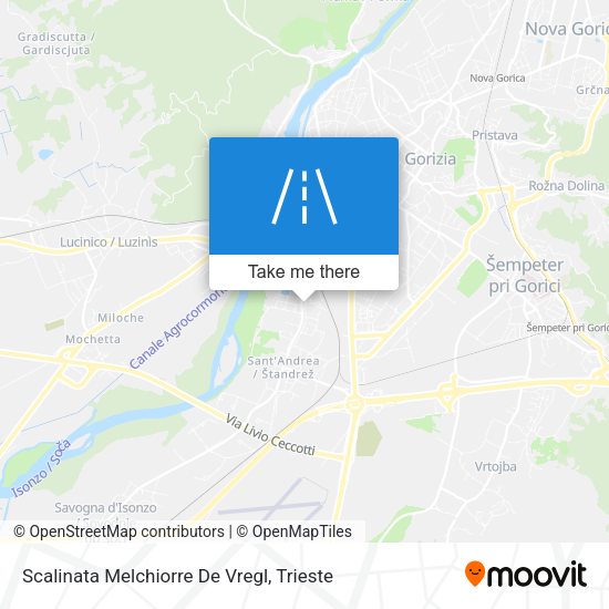 Scalinata Melchiorre De Vregl map