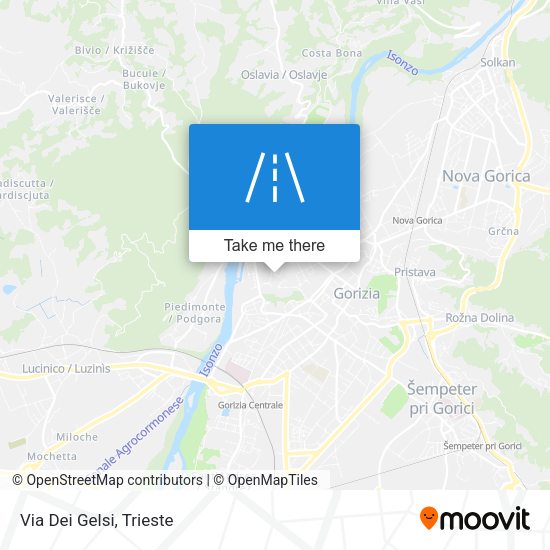 Via Dei Gelsi map