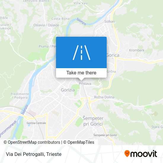 Via Dei Petrogalli map