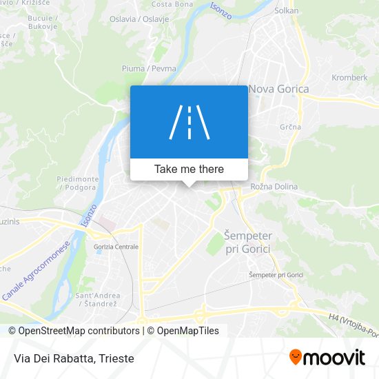 Via Dei Rabatta map