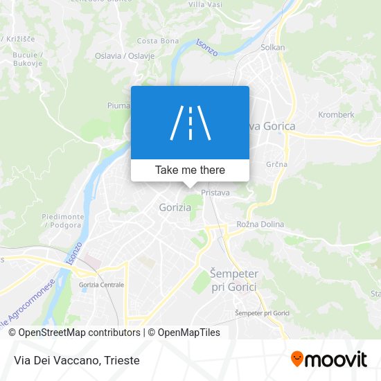 Via Dei Vaccano map