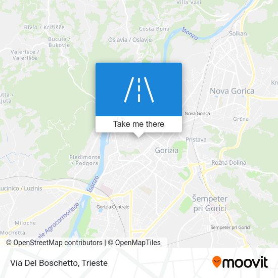 Via Del Boschetto map