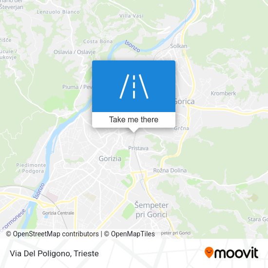 Via Del Poligono map