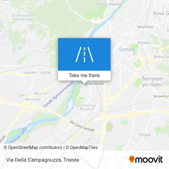 Via Della Campagnuzza map